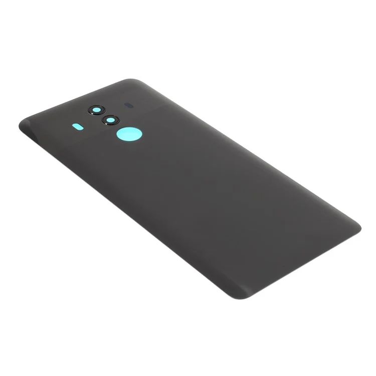 Capa da Bateria Traseira com Anel da Câmera e Capa da Lente (sem Logotipo) para Huawei Mate 10 Pro - Preto