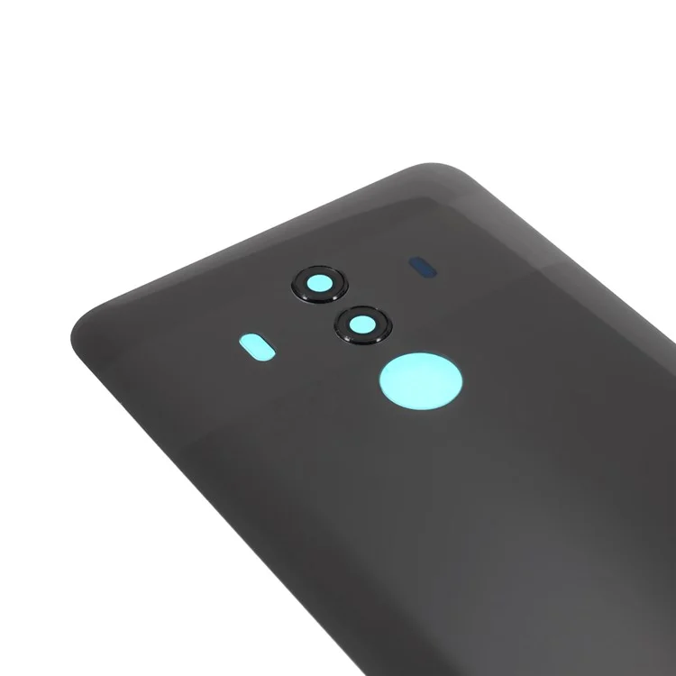 Capa da Bateria Traseira com Anel da Câmera e Capa da Lente (sem Logotipo) para Huawei Mate 10 Pro - Preto