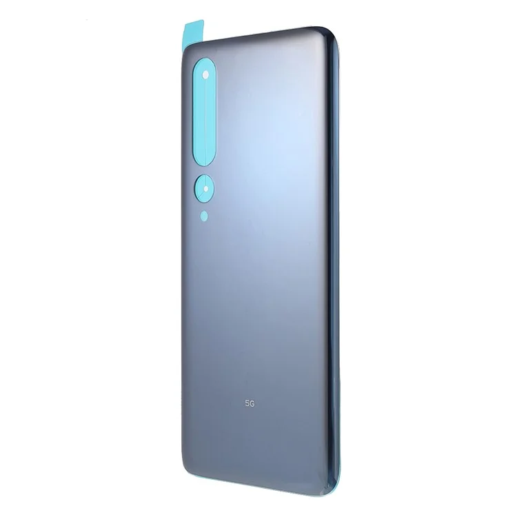 OEM Battery Door Cover Part Replacement for Xiaomi Mi 10 5G - Titanium Silver Black