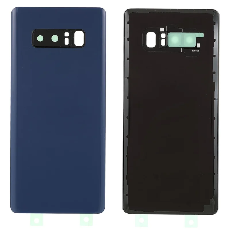 Back Battery Housing Cover with Camera Ring Lens Cover Part (without Logo) for Samsung Galaxy Note 8 N950 - Blue