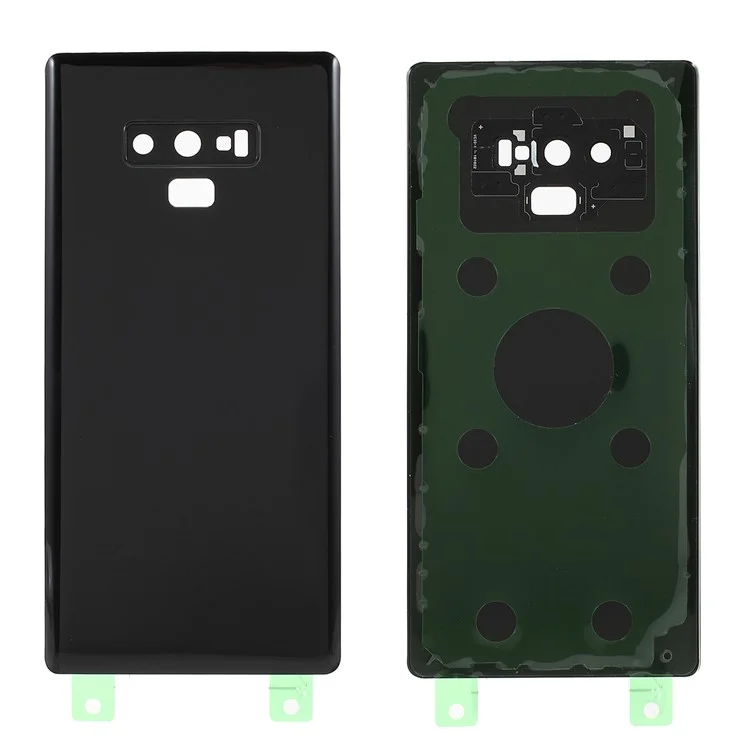 Back Battery Housing Cover with Camera Ring Lens Cover Part (without Logo) for Samsung Galaxy Note9 N960 - Black