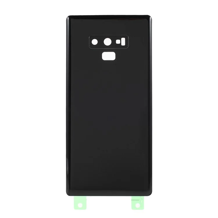 Back Battery Housing Cover with Camera Ring Lens Cover Part (without Logo) for Samsung Galaxy Note9 N960 - Black