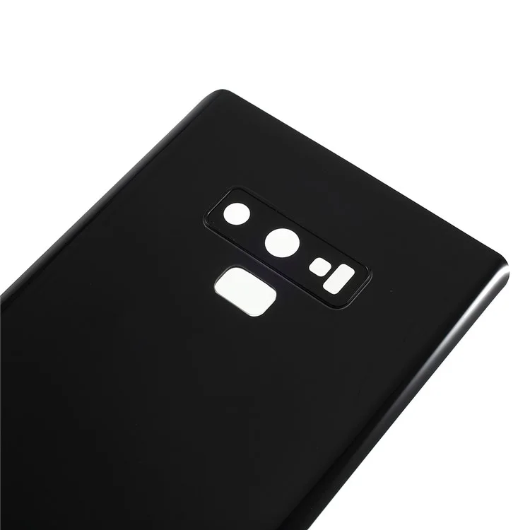 Coperchio di Alloggiamento Della Batteria Posteriore Con Parte Del Coperchio Dell'anello Della Fotocamera (senza Logo) Per Samsung Galaxy Note9 N960 - Nero