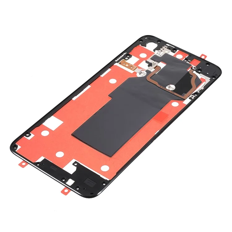 OEM Rear Housing Supporting Frame Battery Back Cover Bracket  with NFC Flex Cable (without Logo) for Honor 20/nova 5T - Black