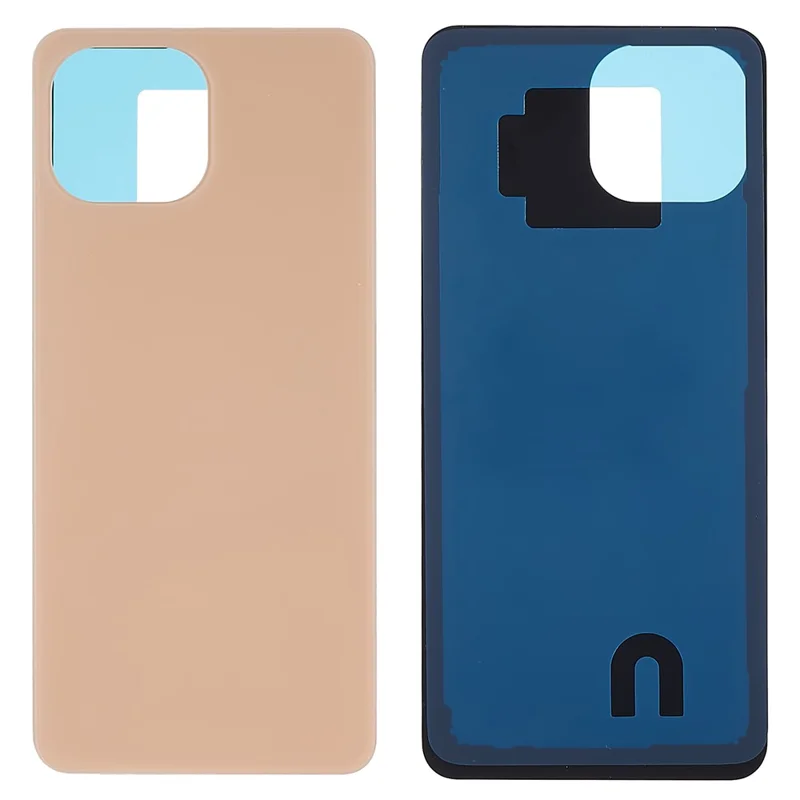 For Xiaomi Mi 11 Lite 5G M2101K9G / M2101K9C Back Battery Housing Cover Replacement (without Logo) - Gold
