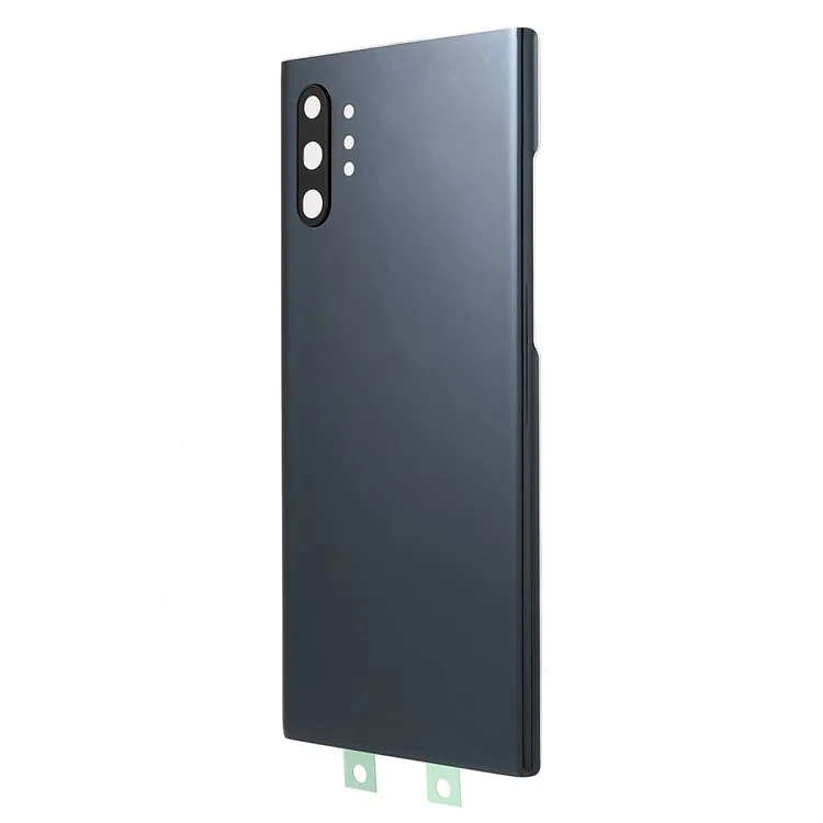 Couvercle de boîtier de batterie arrière avec anneau d'objectif de caméra (sans logo) pour Samsung Galaxy Note 10 Plus - Noir