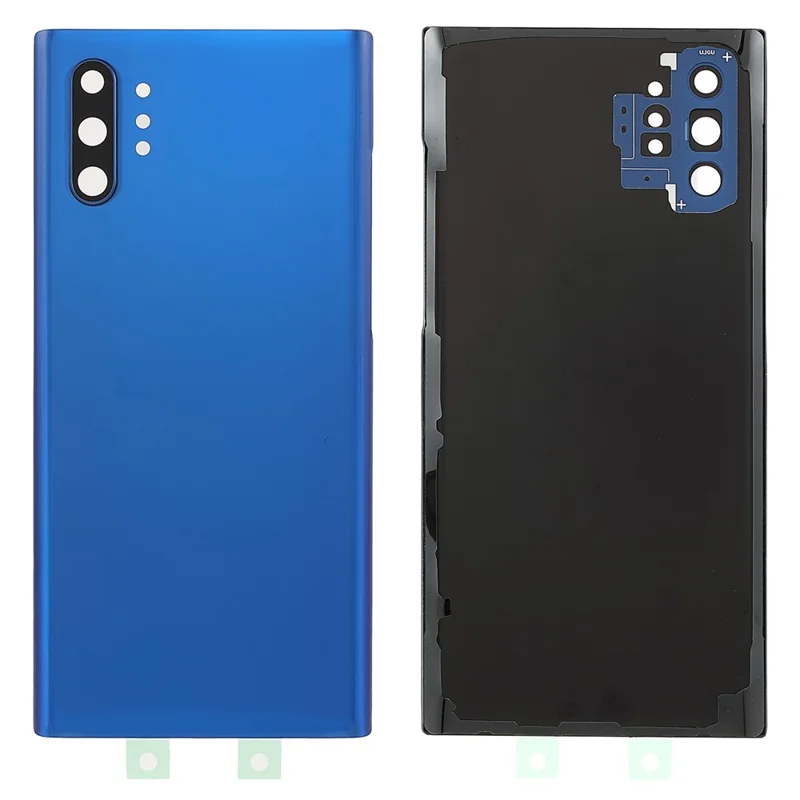 Back Battery Housing Cover with Camera Ring Lens Cover Part (without Logo) for Samsung Galaxy Note 10 Plus 4G - Blue