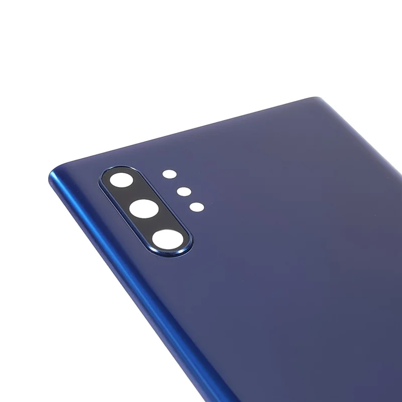 Back Battery Housing Cover with Camera Ring Lens Cover Part (without Logo) for Samsung Galaxy Note 10 Plus 4G - Blue