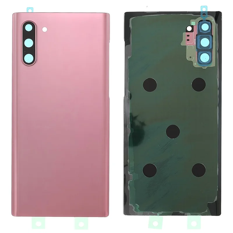 Back Battery Housing Cover with Camera Ring Lens Cover Part (without Logo) for Samsung Galaxy Note 10 4G - Pink
