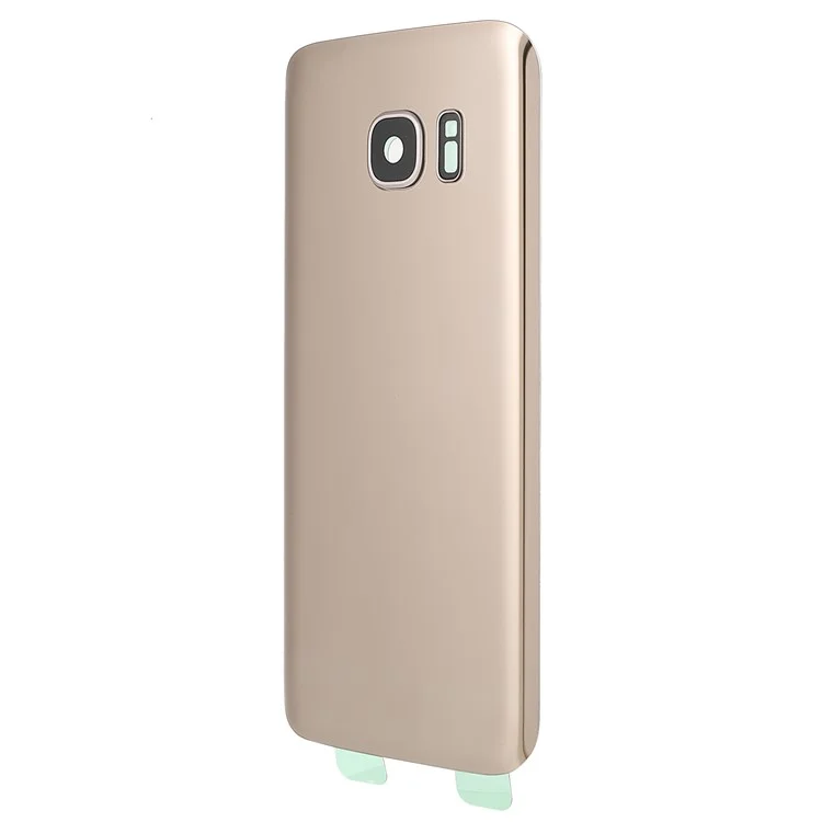 Back Battery Housing Deckung Mit Kamera -ringlinsenabdeckung (ohne Logo) Für Samsung Galaxy S7 - Gold