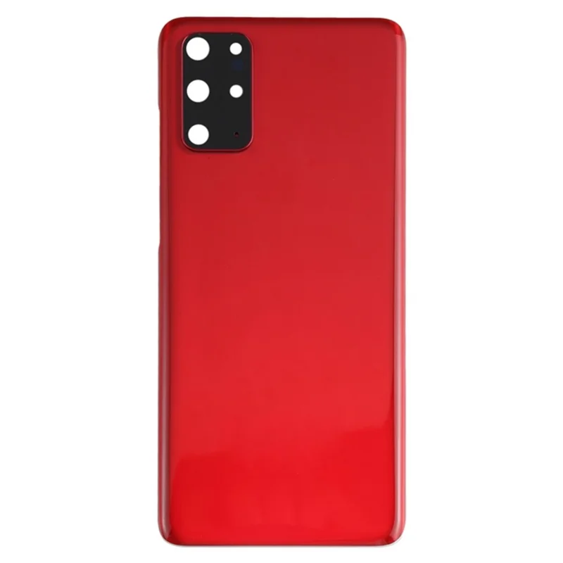 For Samsung Galaxy S20 Plus 4G Housing Battery Door Back Cover with Camera Ring Cover (without Logo) - Red