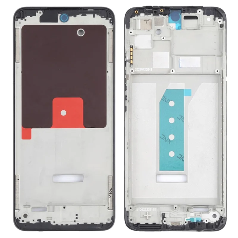 Middle Plate Frame Repair Part (A-Side) (without Logo) for Xiaomi Redmi 10 Prime - Black