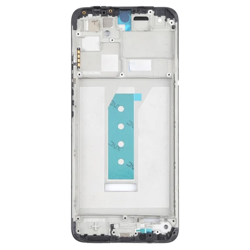 Middle Plate Frame Repair Part (A-Side) (without Logo) for Xiaomi Redmi 10 Prime - Black