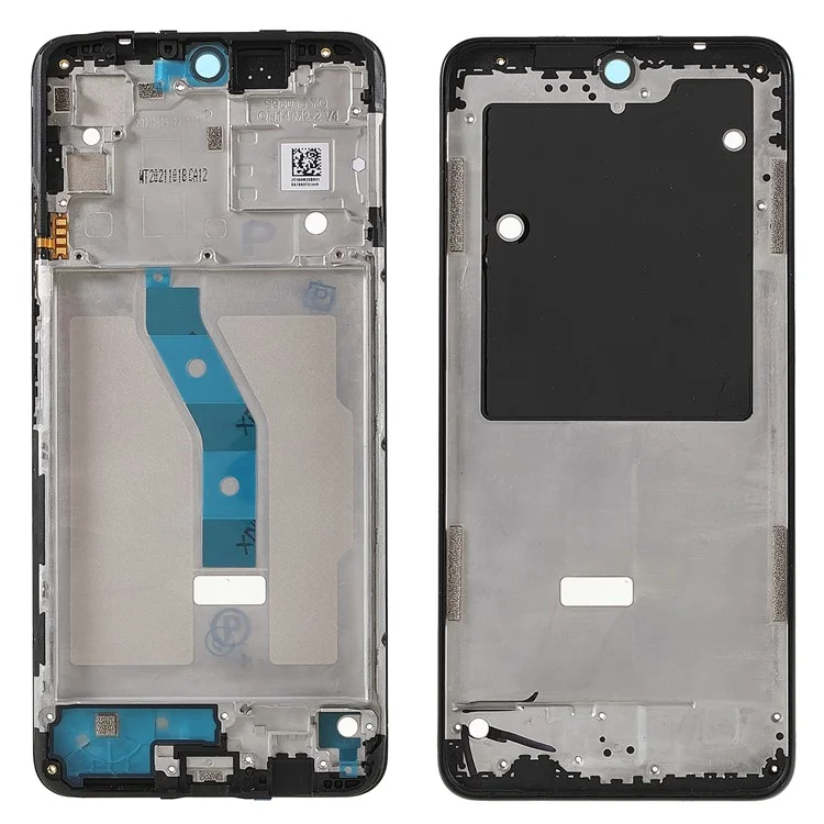Für Xiaomi Redmi Note 11 5G (China) (MediaTek) / Note 11S 5G / Note 11T 5G / Poco M4 Pro 5G OEM Mittleres Plattenerahmenersatz (A-Seite) (ohne Logo) - Schwarz