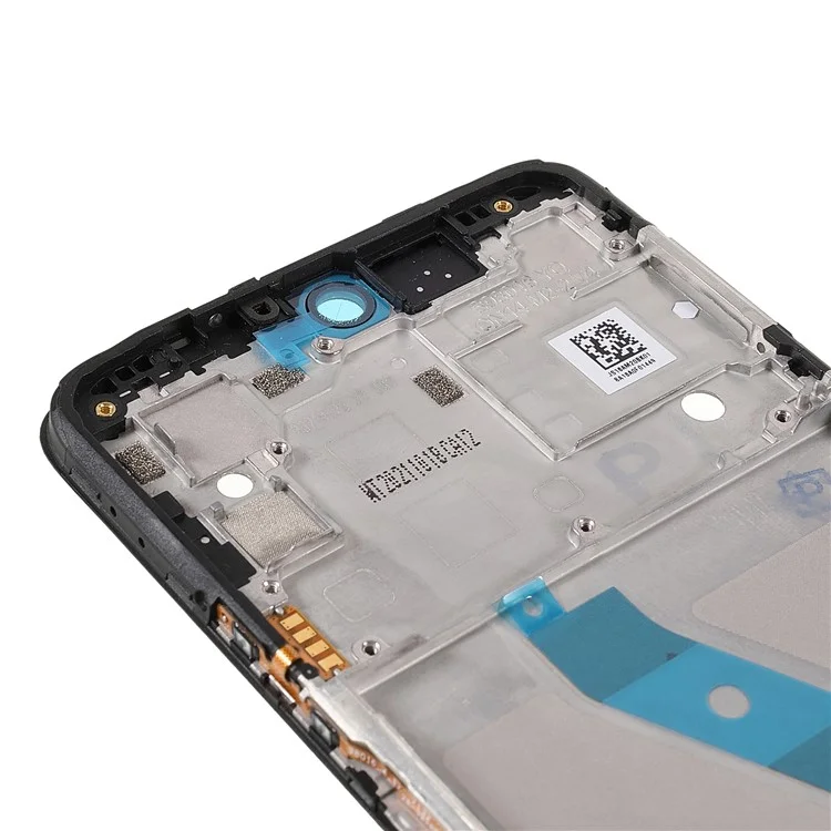 Für Xiaomi Redmi Note 11 5G (China) (MediaTek) / Note 11S 5G / Note 11T 5G / Poco M4 Pro 5G OEM Mittleres Plattenerahmenersatz (A-Seite) (ohne Logo) - Schwarz