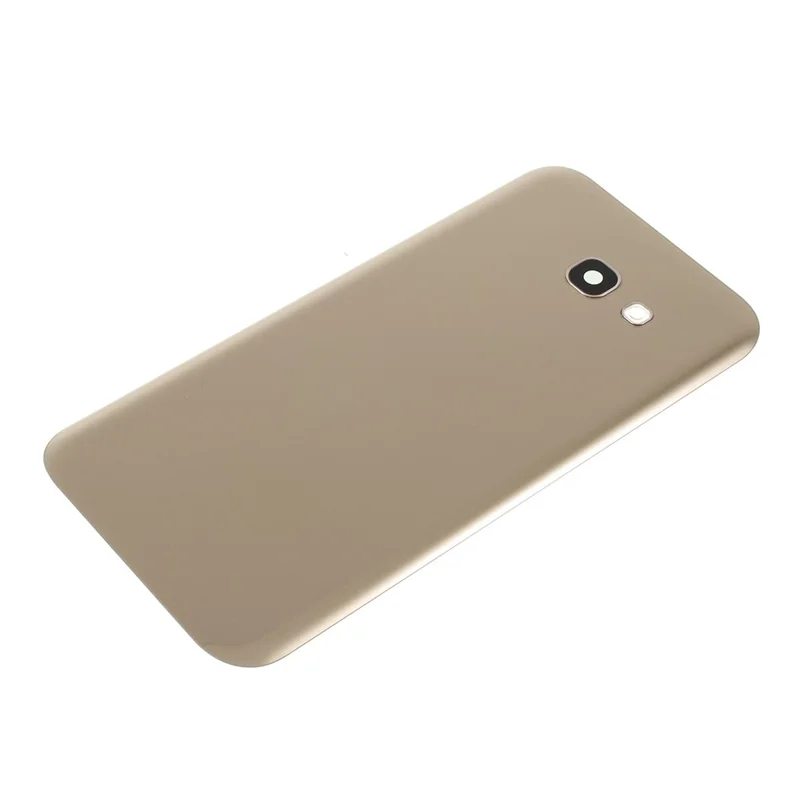 Back Battery Housing Cover with Camera Ring Lens Cover Part (without Logo) for Samsung Galaxy A5 (2017) A520 - Gold