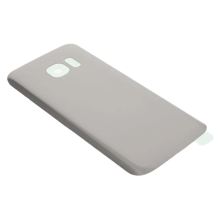 Para la cubierta de la carcasa de la batería trasera del Samsung Galaxy S7 (sin logotipo) - Plata