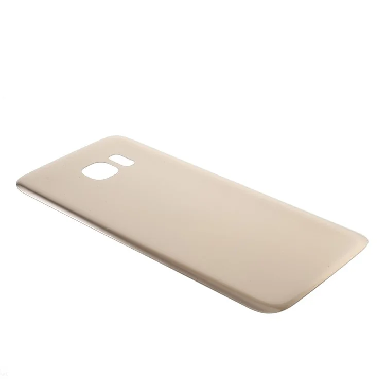 Back Battery Housing Cover Replacement (without Logo) for Samsung Galaxy S7 edge - Gold