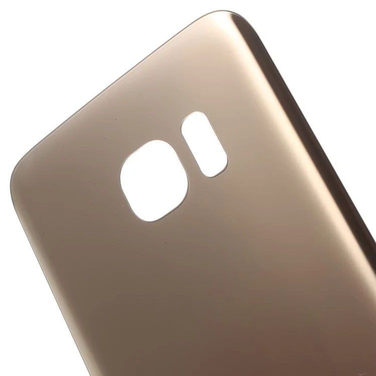Back Battery Housing Cover Replacement (without Logo) for Samsung Galaxy S7 edge - Gold