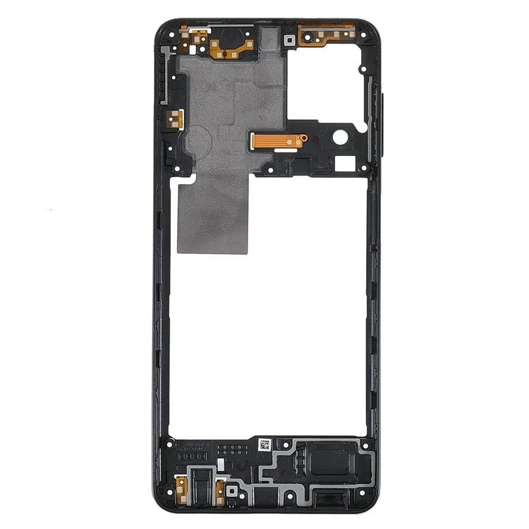 Para Samsung Galaxy A22 4G (versión de la Ue) Reemplazo de Marco de Placa Media OEM A225 (sin Logotipo) - Negro