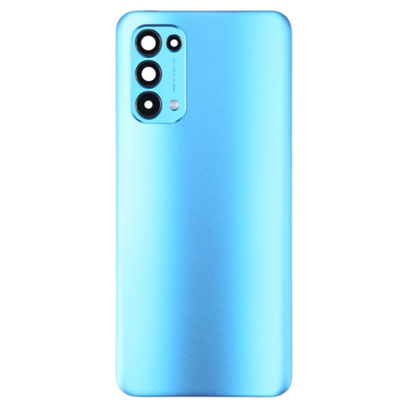 For Oppo Reno5 5G / Find X3 Lite PEGM00, PEGT00, CPH2145 OEM Back Battery Housing Cover with Camera Ring Lens Cover Part - Blue