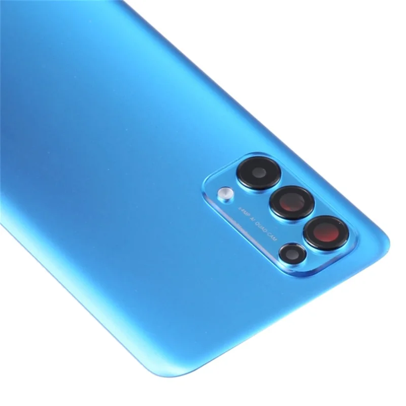 For Oppo Reno5 5G / Find X3 Lite PEGM00, PEGT00, CPH2145 OEM Back Battery Housing Cover with Camera Ring Lens Cover Part - Blue