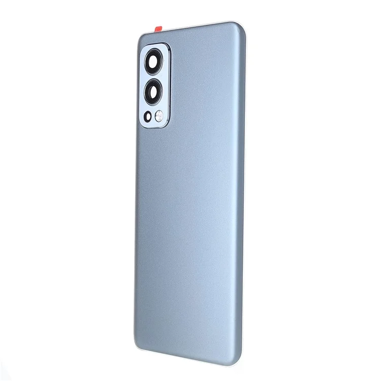 Per OnePlus Nord 2 5G OEM Batteria Copertura Posteriore Sostituzione Alloggiamento Porta con Anello Obiettivo Camera - Grigio