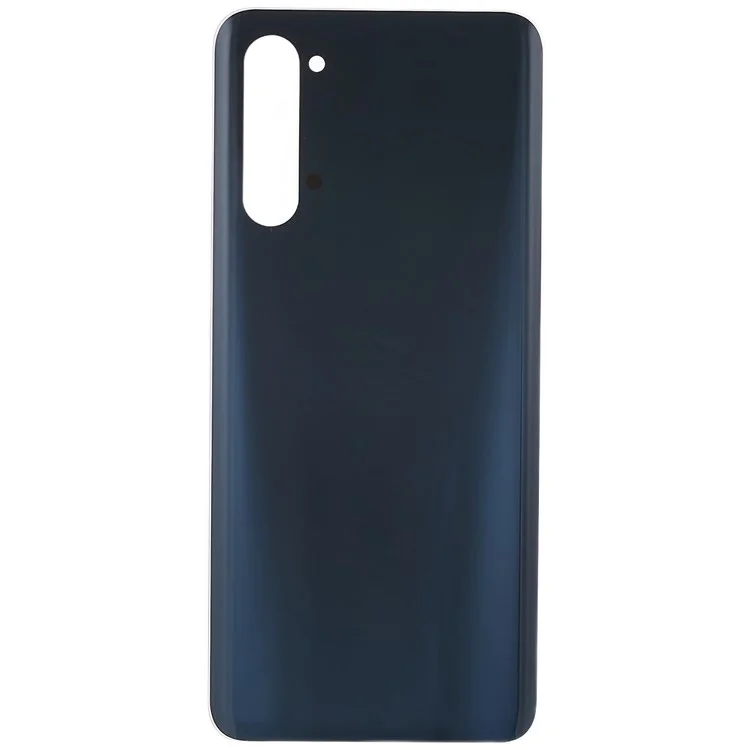 For OPPO Reno3 5G Phone Back Battery Housing Cover Replacement Parts (without Logo) - Black