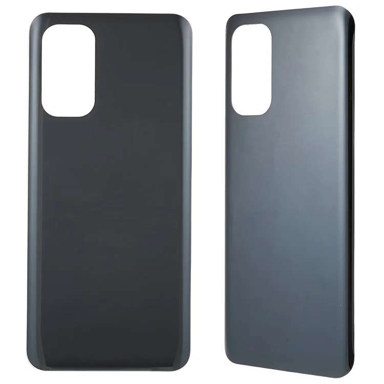 For Oppo Reno5 4G/5G Phone Replacement Back Battery Housing Cover (without Logo) - Black