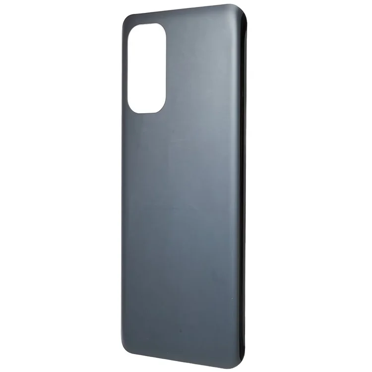 For Oppo Reno5 4G/5G Phone Replacement Back Battery Housing Cover (without Logo) - Black