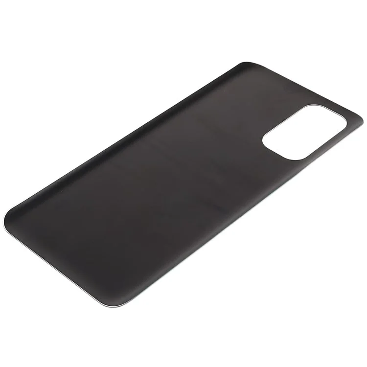 For Oppo Reno5 4G/5G Phone Replacement Back Battery Housing Cover (without Logo) - Black