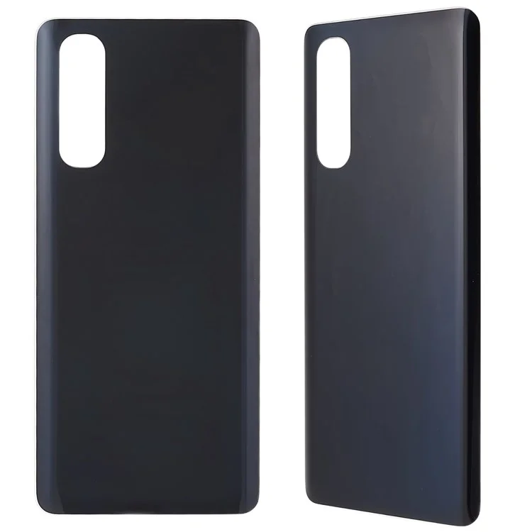 Para Oppo Reno3 Pro 5G Back Battery Cuber Piezas de Repuesto (sin Logotipo) - Negro