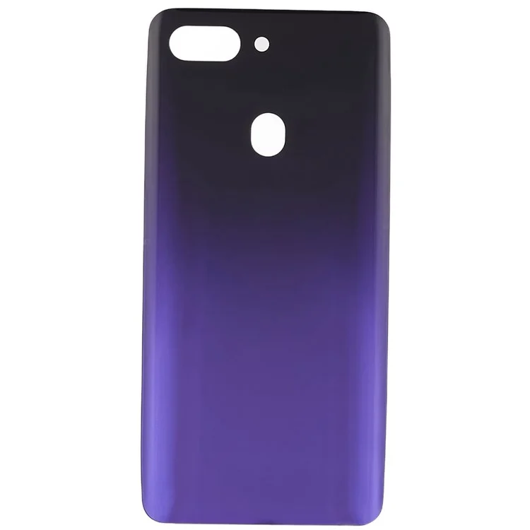 Для Oppo R15 Pro Back Back Acteration Count Cover Cover Capters (без Логотипа) - Пурпурный