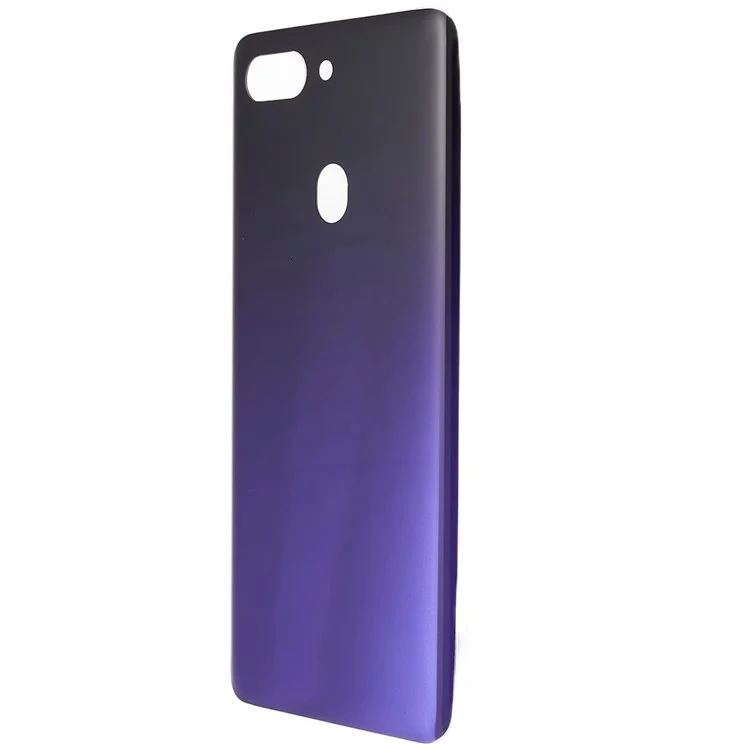 Pour Oppo R15 Pro Back Battery Battery Couvercle de Reprise Des Pièces de Rechange (sans Logo) - Violet