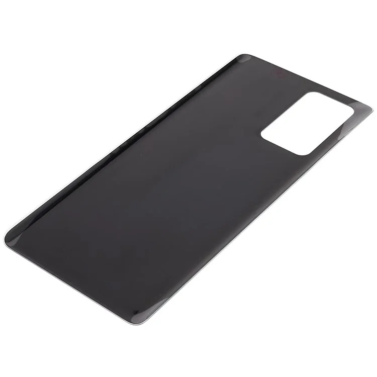 For Oppo Reno6 Pro 5G Replacement Parts Back Battery Housing Cover (without Logo) - Black