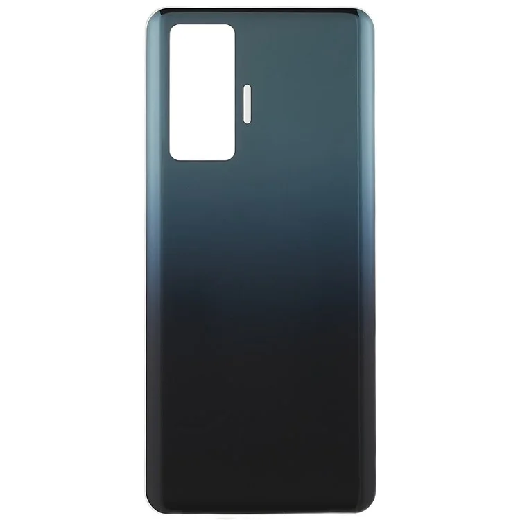 Para o Vivo X50 Pro 5G Cellphone Substacting Back Battery Housing Tampa (sem Logotipo) - Preto