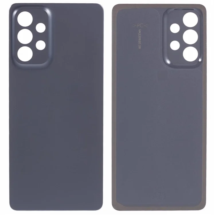 Pour Samsung Galaxy A73 5G A736 OEM Plastic Battery Batch Back Cover Remplacement - le Noir