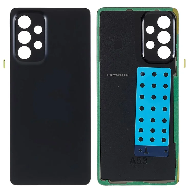 For Samsung Galaxy A53 5G A536 OEM Plastic Battery Back Cover Replacement Parts - Black