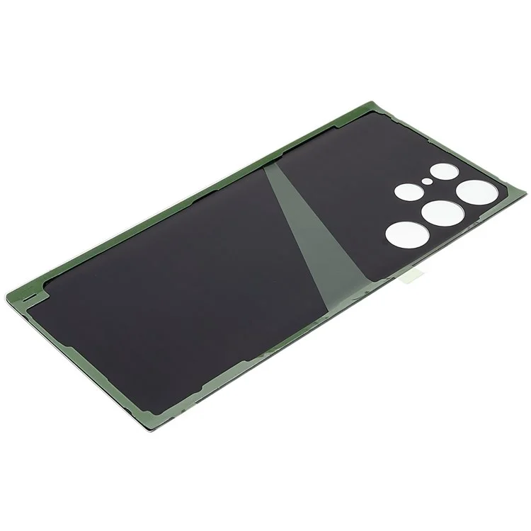 For Samsung Galaxy S22 Ultra 5G S908 Battery Housing Cover with Adhesive Sticker Replacement Parts - Black