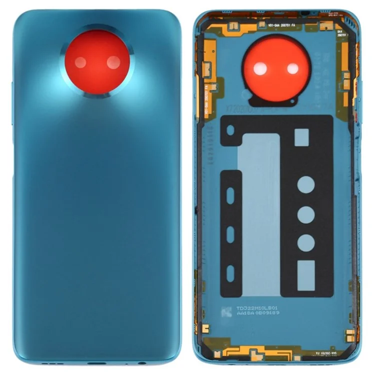For Xiaomi Redmi Note 9 5G/Redmi Note 9T 5G, M2007J22G M2007J22C Back Battery Housing Cover Replacement Parts - Green