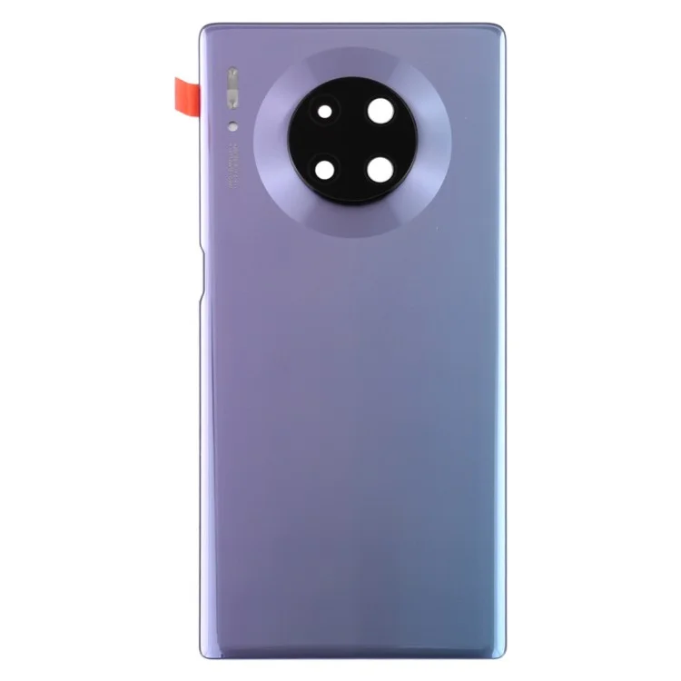 Para Huawei Mate 30 Pro 4G/5G Capa Traseira da Bateria com Anel da Câmera e Cobertura da Lente de Substituição (sem Logotipo) - Prata