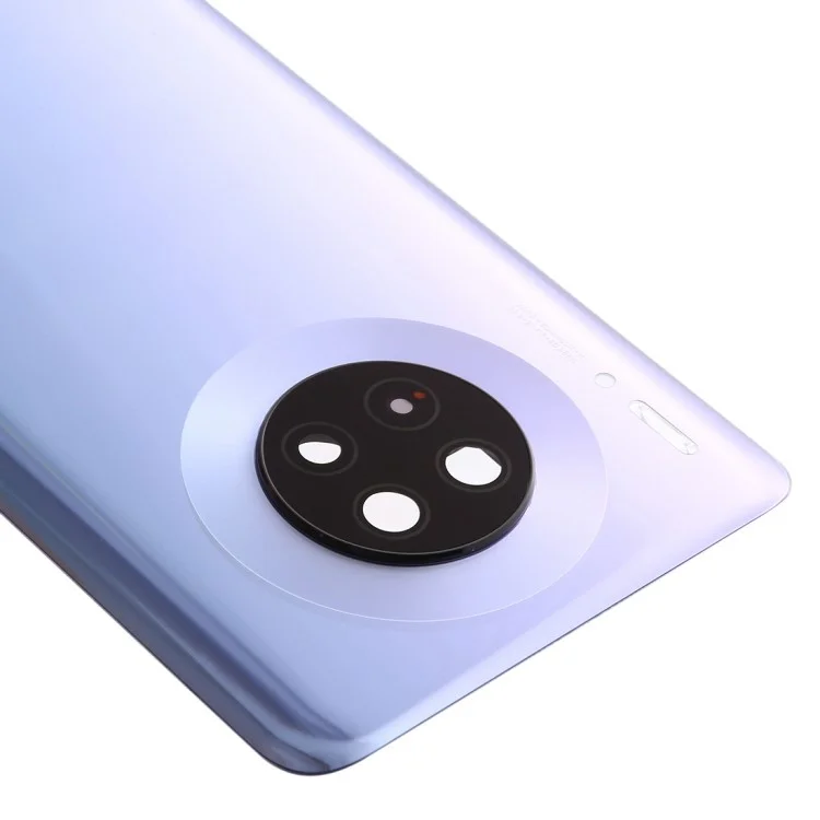 Per Huawei Mate 30 4G/5G Coperchio Alloggiamento Per Alloggiamento Della Batteria Con Copertina Del Coperchio Dell'anello Della Fotocamera (senza Logo) - D'argento