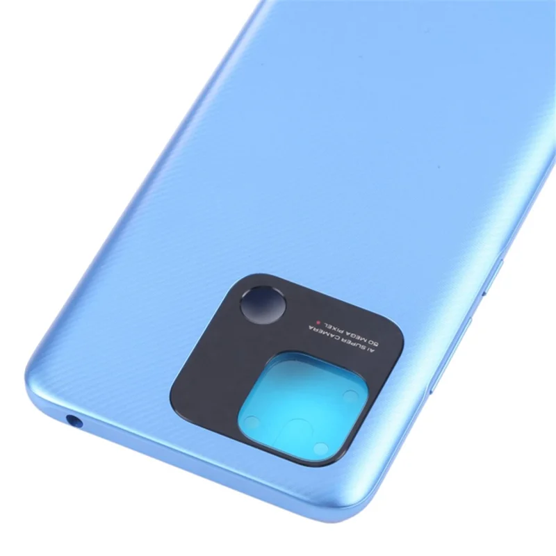 For Xiaomi Redmi 10C 4G / 10 (India) 4G / 10 Power OEM Battery Door Cover Replacement Part - Blue