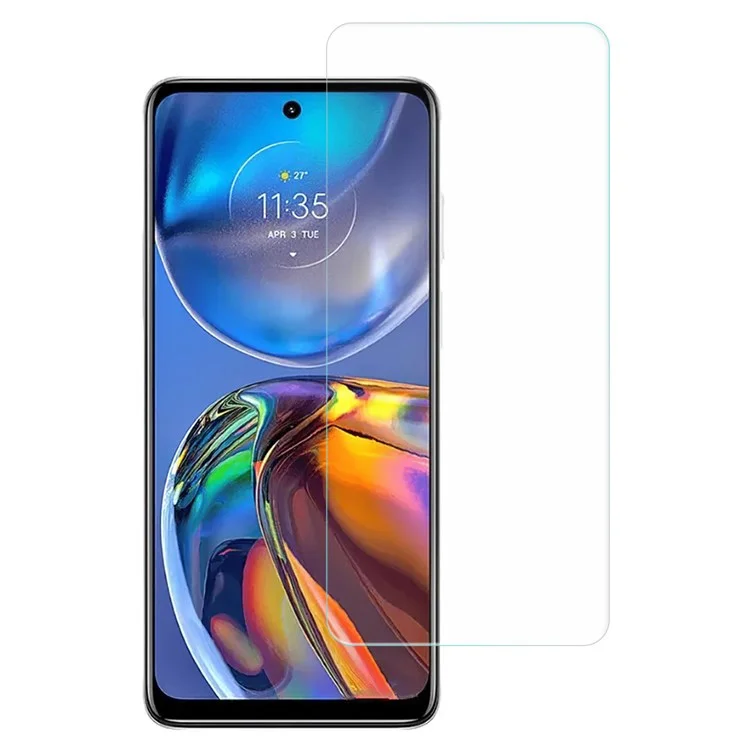 AMORUS 2.5D HD Película de Vidrio Templado para Motorola Moto E32s 4G, Protector de Pantalla a prueba de huellas dactilares de alto aluminio-silicio a prueba de roturas