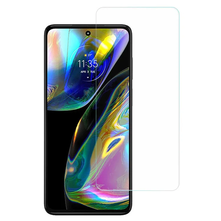 AMORUS Pellicola in Vetro Temperato per Motorola Moto G82 5G / G52 4G, Protezione Dello Schermo Anti-esplosione in Alluminio-silicio 2.5D HD Alta