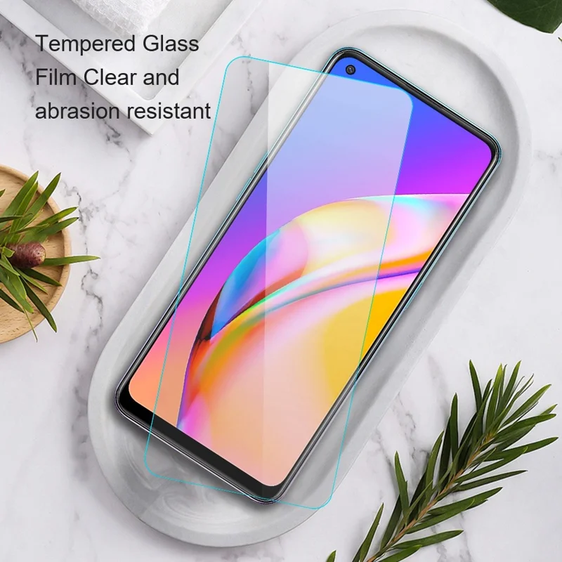 Amorus Para Oppo Find X5 Lite 2.5D Arc Edge High Aluminium-silicon Glass Firth Improavit Sensitive Touch Screen Protector