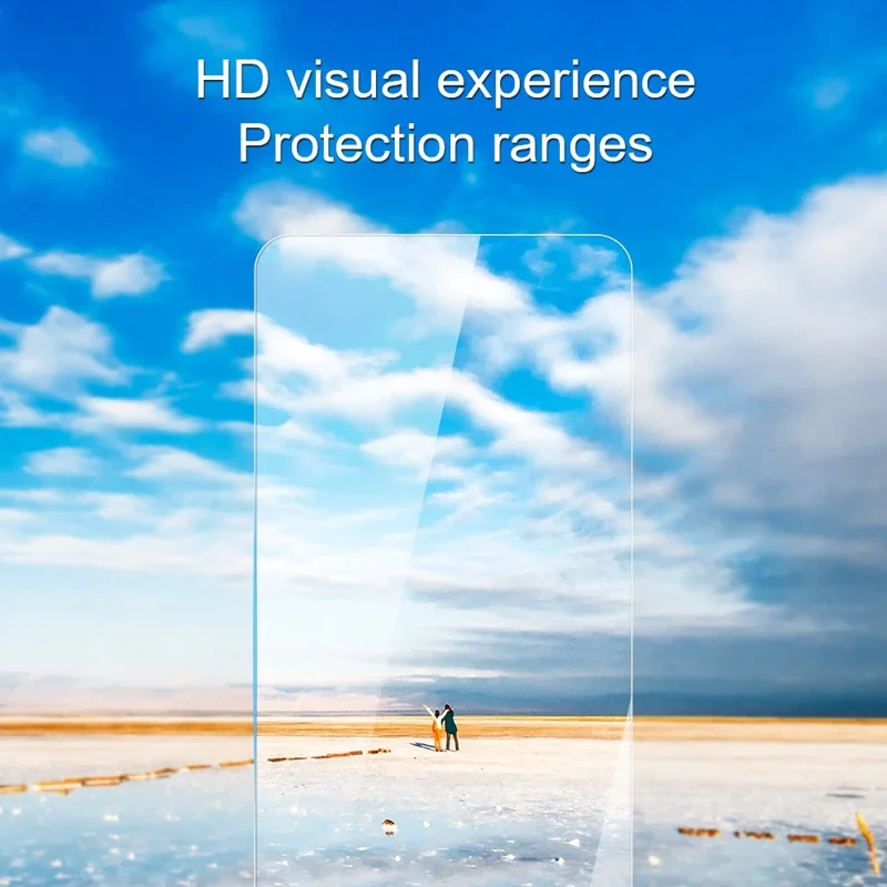 AMORUS High Aluminum-silicon Glass Screen Film für OnePlus 9 (EU / US Version), Anti-explosion 2.5D Arc Edge Bildschirmschutz