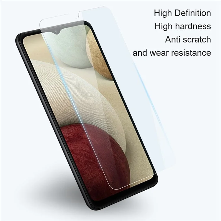 AMORUS For Samsung Galaxy M53 5G High Aluminum-silicon Glass HD Visual 2.5D Arc Edge Anti-explosion Screen Protector