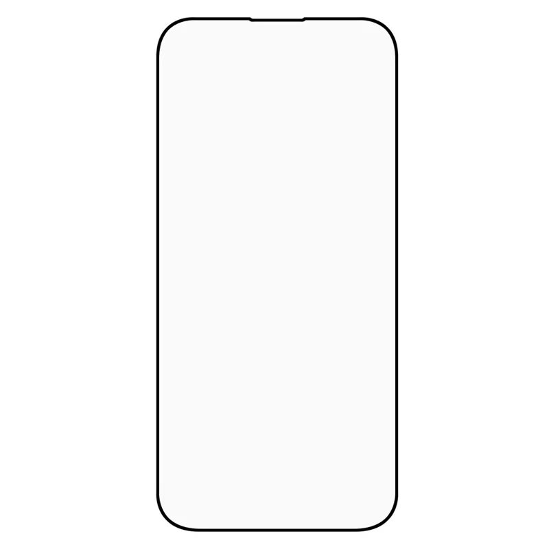 For iPhone 14 Pro 6.1 inch Secondary Strengthening Silk Printing High Aluminum-silicon Glass Full Glue Full Screen Protector