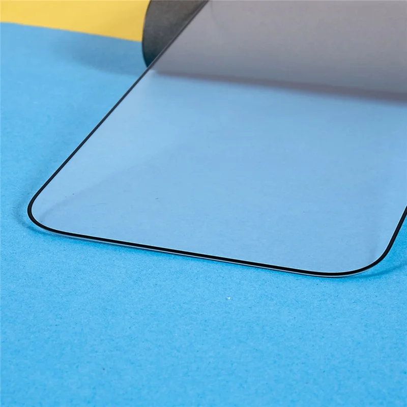 For iPhone 14 Pro 6.1 inch Secondary Strengthening Silk Printing High Aluminum-silicon Glass Full Glue Full Screen Protector